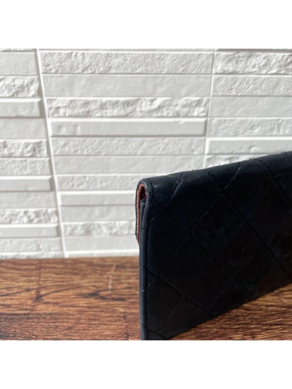 Chanel Quilted Lambskin Pouch CC Logo Black - Picture 6 of 10